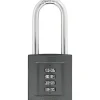 Best Abus KODEHÆNGELÅS 158/50 HB50 HÆNGELÅS 121X52X57 MM GRÅ 1 STK