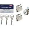 Clearance Abus NX21 LÅSESÆT NIKKEL SÆT