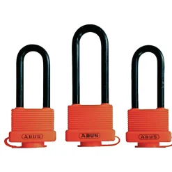 Abus TRAILERSÆT M. 3 STK., 70IB HÆNGELÅS 2 STK. 45 MM/1 STK. 50 MM ORANGE 3 STK