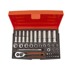 Sale Bahco TOPNØGLESÆT 1/4" 37 DELE