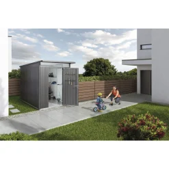Discount Biohort AVANTGARDE A3 REDSKABSRUM SØLV METALLIC 5,4 M²