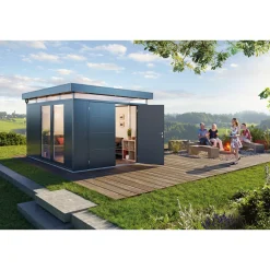 Biohort CASANOVA CASANOVA REDSKABSRUM MØRKEGRÅ METALLIC 22,79 M2