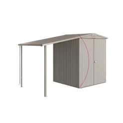 Hot Biohort EUROPA STR. 2 REDSKABSRUM SØLV METALLIC 2,68 M2