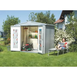 Hot Biohort EUROPA STR. 2 REDSKABSRUM SØLV METALLIC 2,68 M2