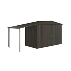 Discount Biohort EUROPA STR. 4A REDSKABSRUM MØRKEGRÅ METALLIC 4,93 M2