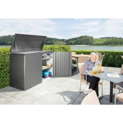 Outlet Biohort HIGHBOARD STR. 160 HYNDEBOKS KVARTSGRÅ METALLIC