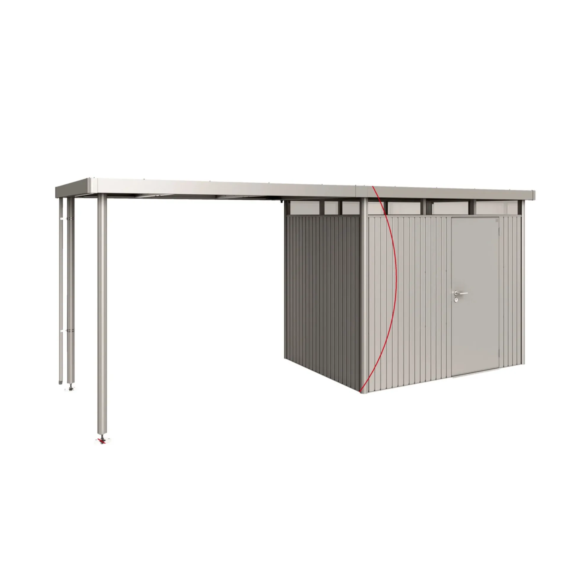 Hot Biohort HIGHLINE H2 SIDETAG SØLV METALLIC