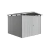 Best Biohort PANORAMA P4 REDSKABSRUM SØLV METALLIC 7,59 M2