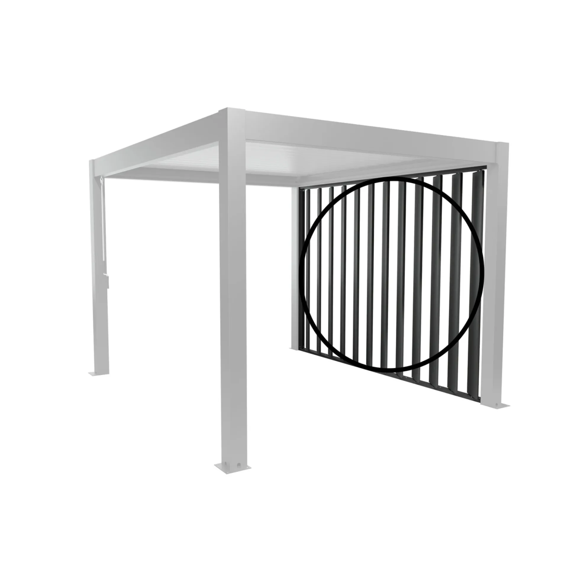 Hot Biohort SIDEVÆG PERGOLA 2.35 X 3.27 M