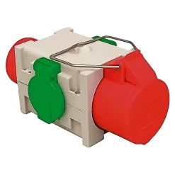Discount BLUE ELECTRIC 2X230V - 1X400V CEE FORGRENER RØD