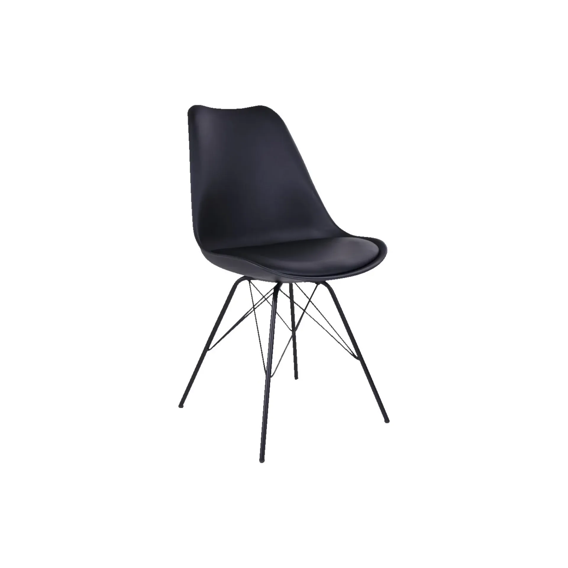 Boliginteriør BOLIGINTERIØR ELLA SPISESTOL SORT 86 X 48 X 55 CM