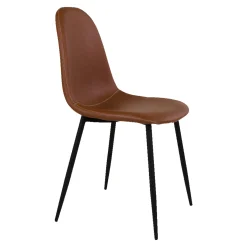 Best Boliginteriør BOLIGINTERIØR FREJA SPISESTOL BRUN/SORT 88 X 47 X 55 CM
