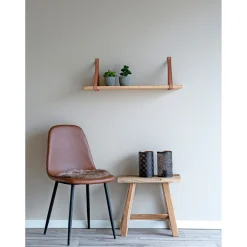 Best Boliginteriør BOLIGINTERIØR FREJA SPISESTOL BRUN/SORT 88 X 47 X 55 CM