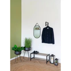 Outlet Boliginteriør BOLIGINTERIØR GARDEROBESTATIV SORT 82 X 3 X 30 CM