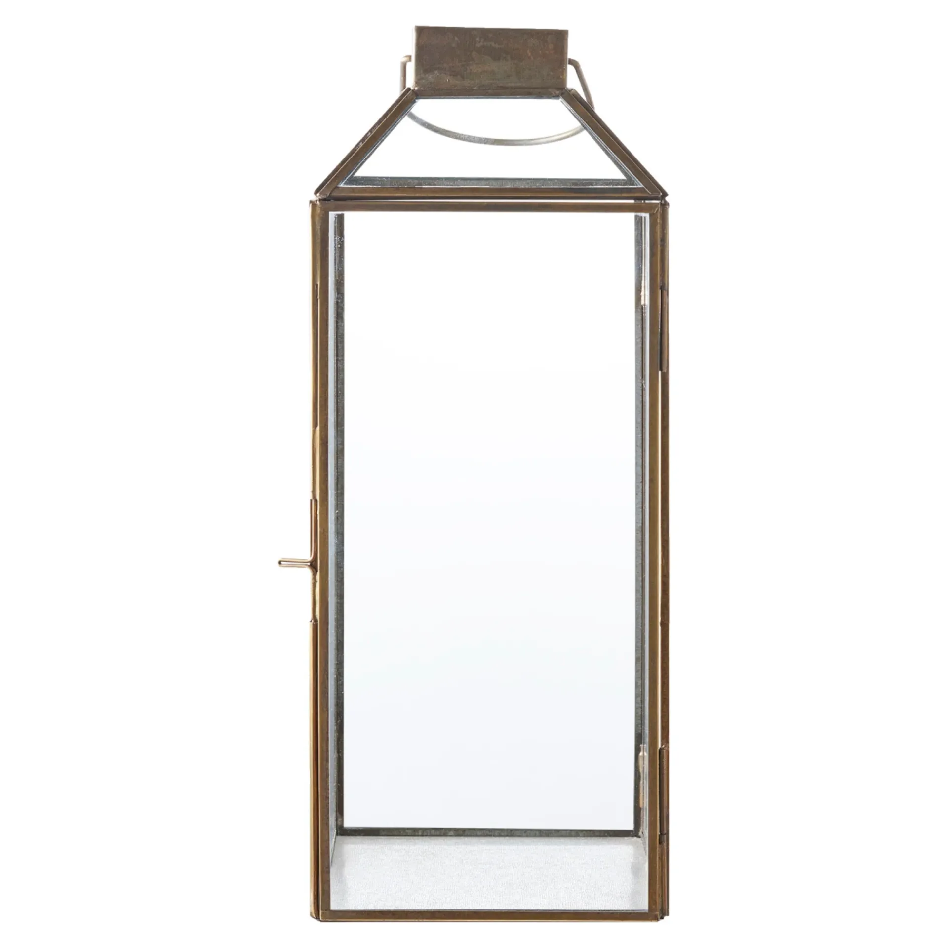 Clearance Boliginteriør BOLIGINTERIØR LANTERNE H 35 CM ANTIK MESSING LOOK