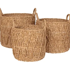 Sale Boliginteriør BOLIGINTERIØR LUNA KURVESÆT NATUR H28/H32/H36 CM
