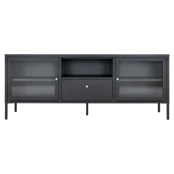 Outlet Boliginteriør BOLIGINTERIØR NELA TV-BÆNK SORT 60 X 160 X 35 CM