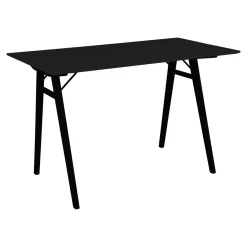Clearance Boliginteriør BOLIGINTERIØR SKRIVEBORD SORT 60 X 120 CM