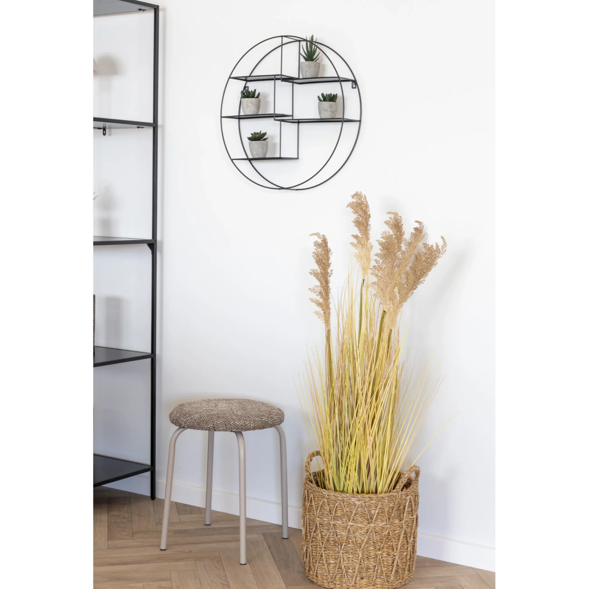 Discount Boliginteriør BOLIGINTERIØR TABURET BRUN MIX 44 X 35 X 35 CM