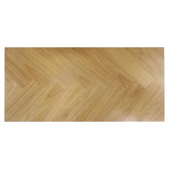Clearance Boliginteriør BOLIGINTERIØR TILLÆGSPLADESÆT SILDEBENSMØNSTER NATUR 90 X 44 CM