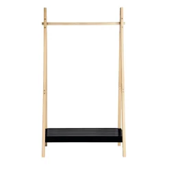Sale Boliginteriør BOLIGINTERIØR TØJSTATIV NATUR/SORT 170 X 94 X 39 CM