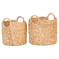 Best Boliginteriør BOLIGINTERIØR VANDHYACINT KURVESÆT NATUR H30/H35 CM
