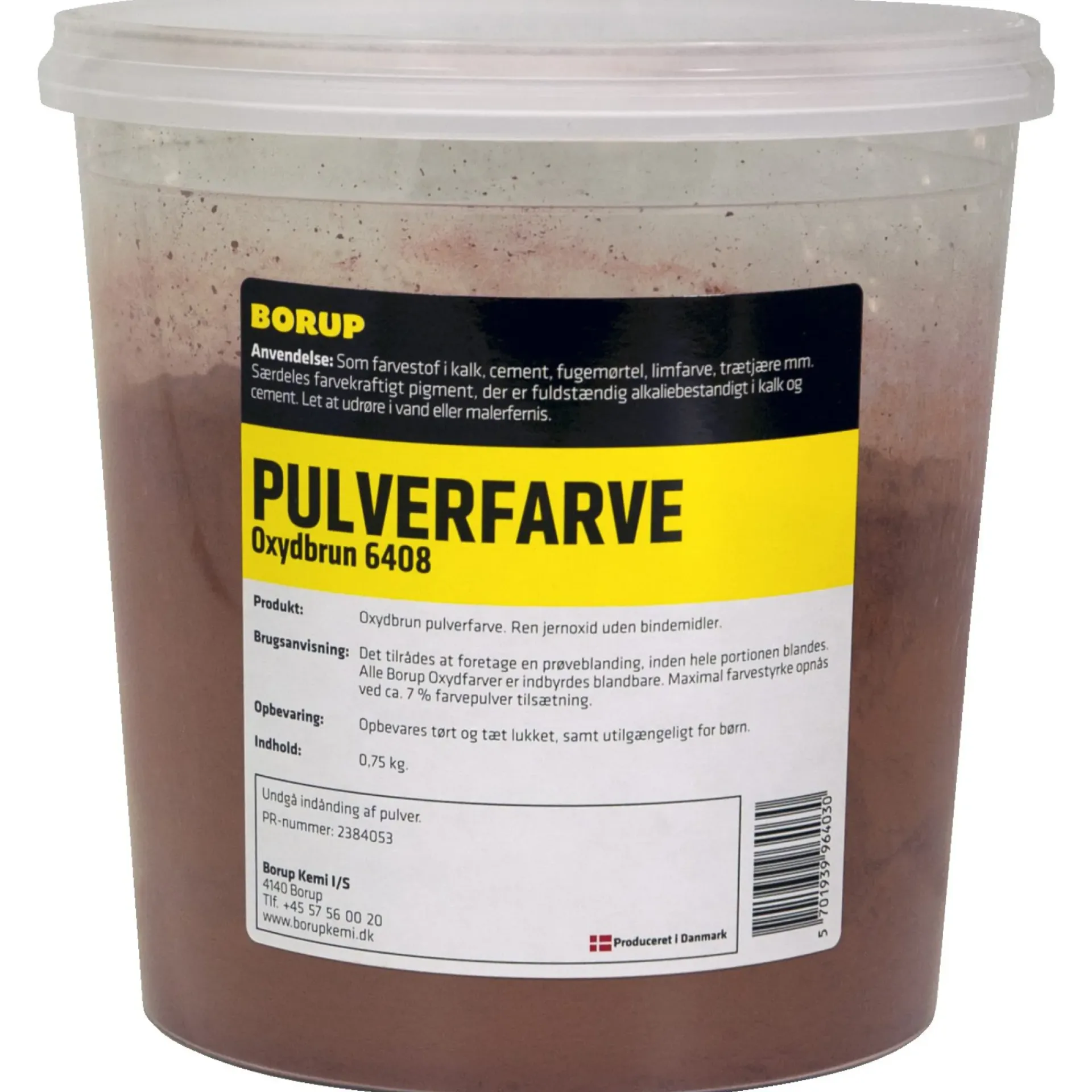 Outlet Borup 6408 OXYDFARVE 750 G BRUN