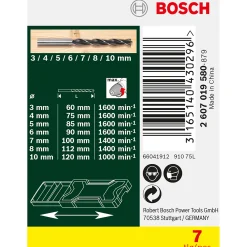 Best Bosch 2607019580 TRÆBORSÆT 7 DELE