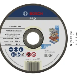 Best Bosch ACS 60 V BF SKÆRESKIVE 115MM 1 STK