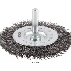 New Bosch BØLGET SKIVEBØRSTE 75 MM