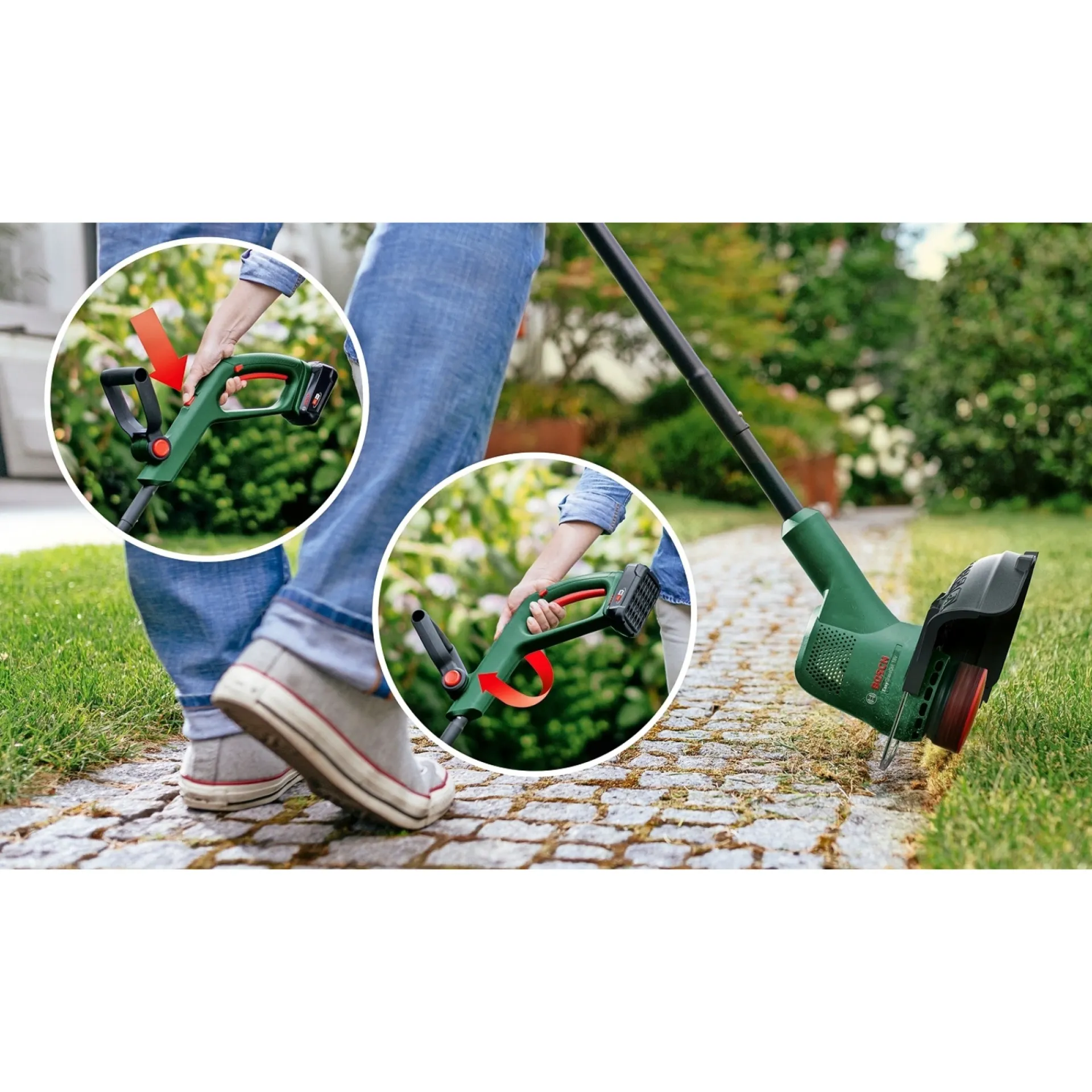 Online Bosch EASY EASYGRASSCUT 18V-26 GRÆSTRIMMER 26 CM 18,0 V UDEN BATTERI OG LADER