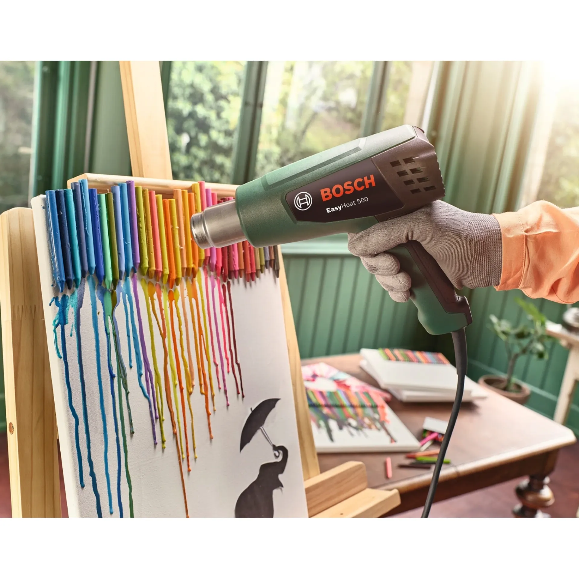 Online Bosch EASYHEAT 500 VARMLUFTPISTOL 230V 1600W 1: 300 °C- 2: 500 °C
