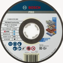 Sale Bosch MULTICONSTRUCTION XL SKÆRESKIVE 125MM 1 STK