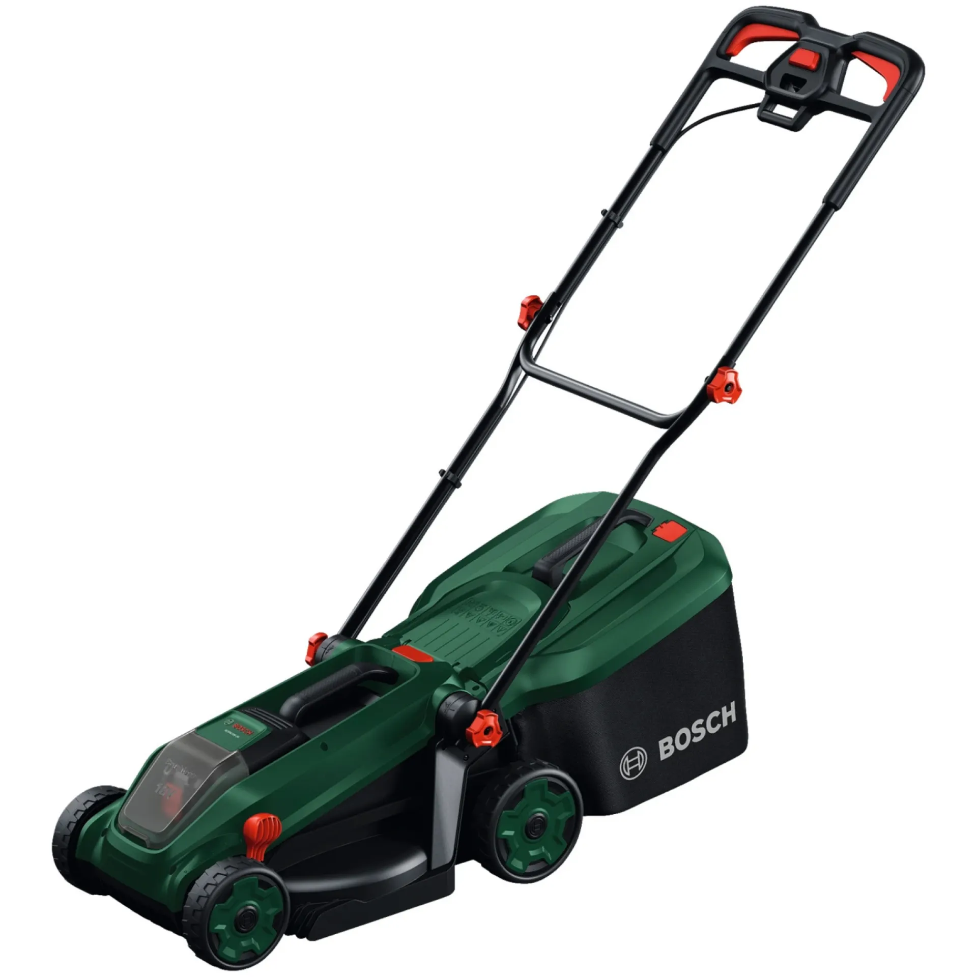 Hot Bosch PLÆNEKLIPPER AKKU 18,0 V MED BATTERI OG LADER
