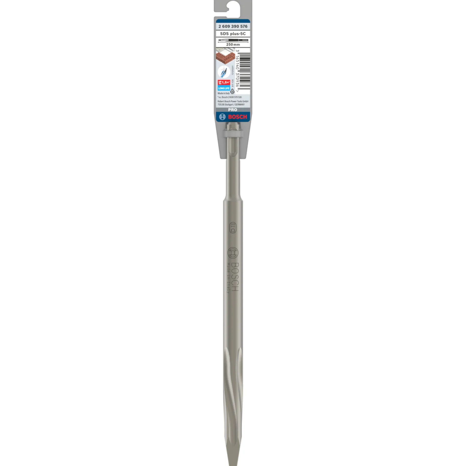 New Bosch SDS PLUS SPIDSMEJSEL SDS PLUS 15X342X43 MM