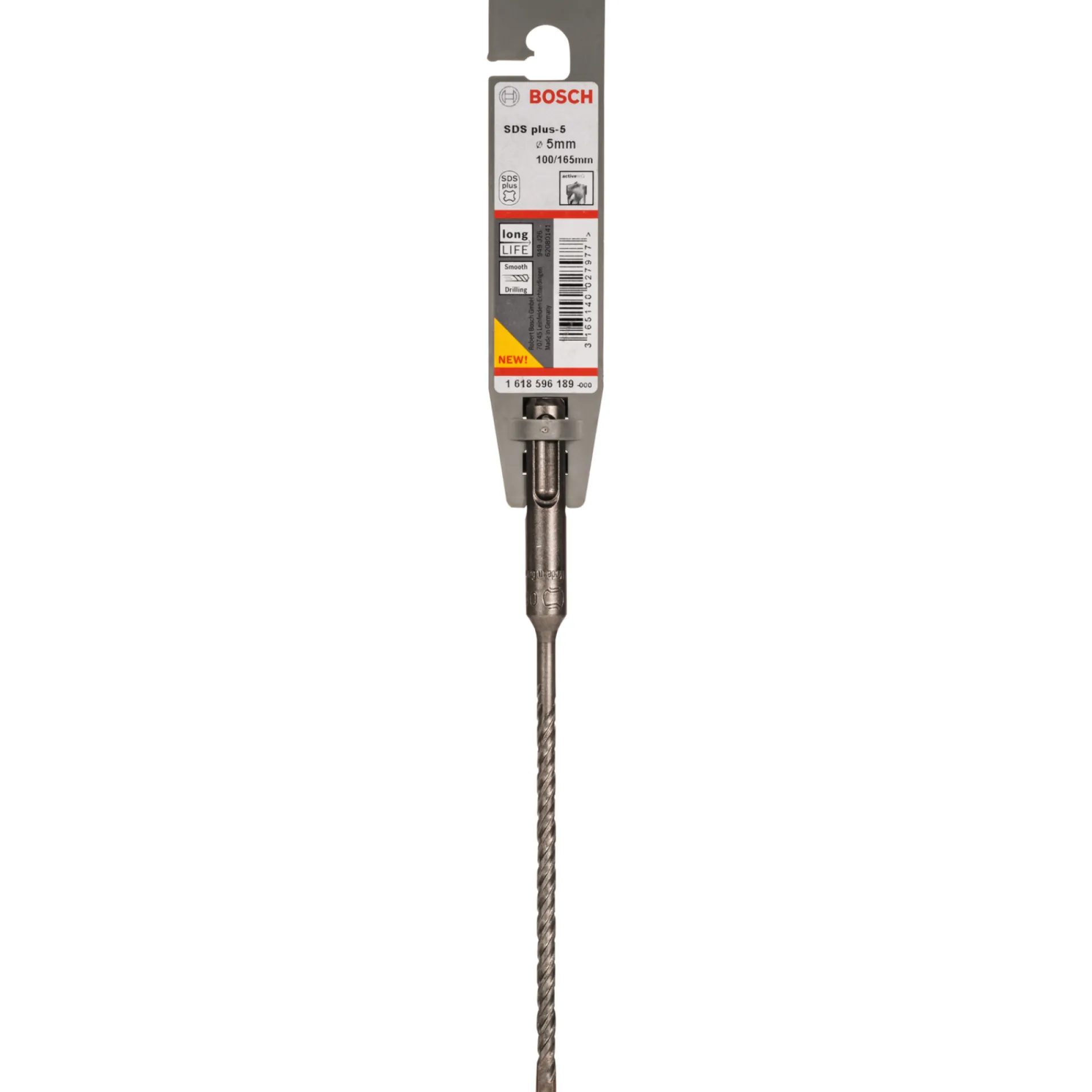 New Bosch SDS-PLUS 1618596189 HAMMERBOR 5X160 MM 5