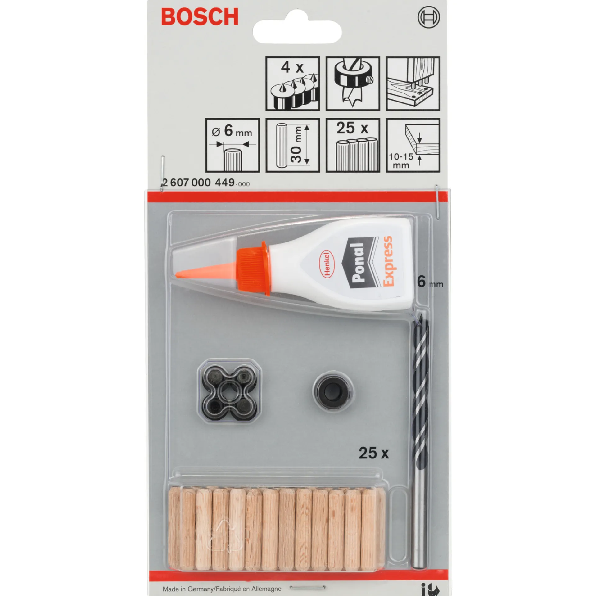 Sale Bosch TRÆBORSÆT 6X30 MM 32 DELE