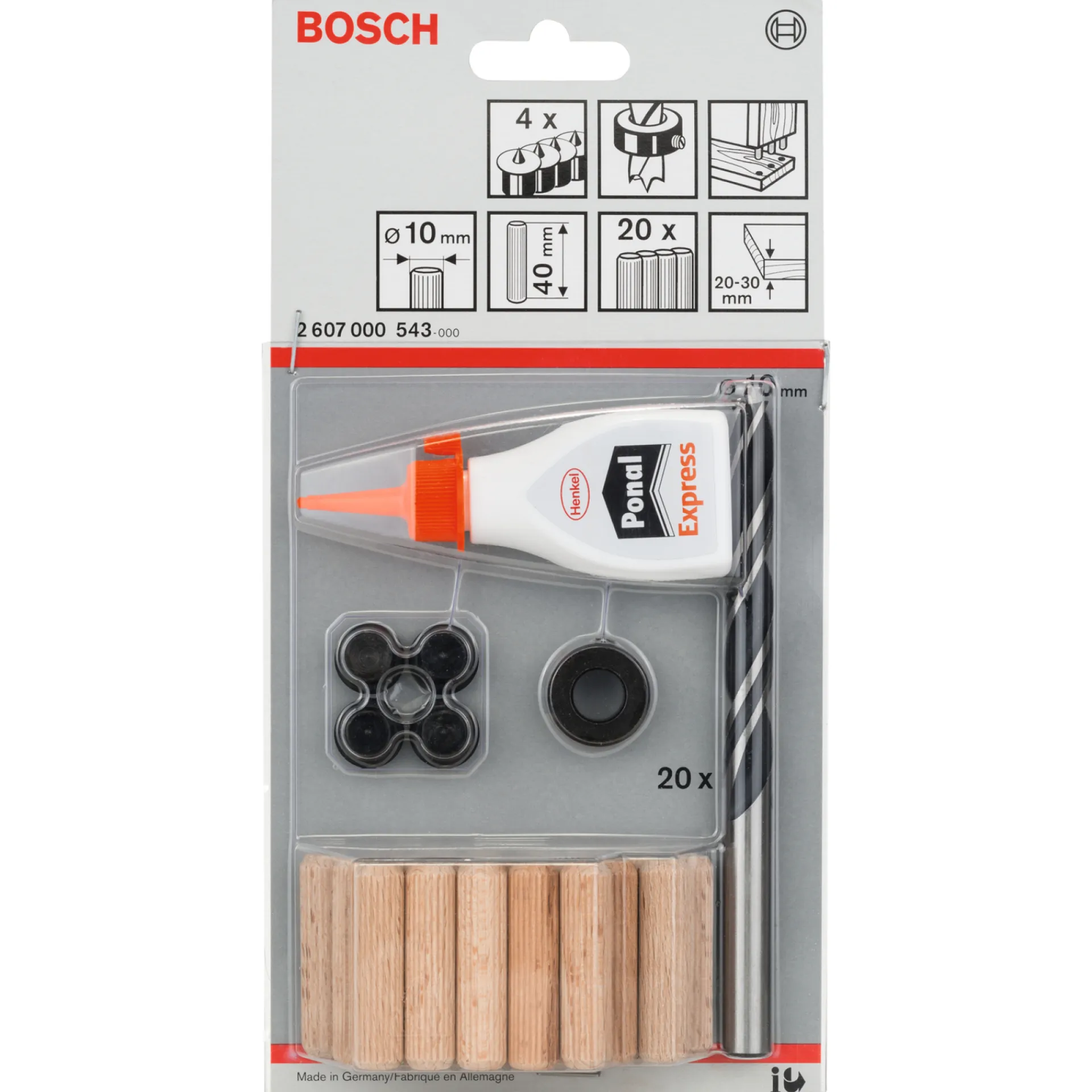 Best Bosch TRÆBORSÆT 10X40 MM 27 DELE