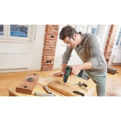 Best Bosch UNIVERSAL IMPACT 18V SLAGBOREMASKINE AKKU MED BATTERI OG LADER