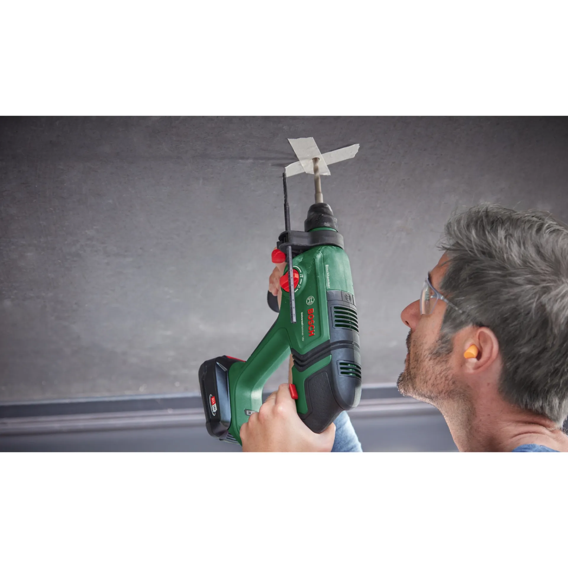 New Bosch UNIVERSAL UNIVERSALHAMMER 18V BOREHAMMER AKKU UDEN BATTERI OG LADER 2,0 J