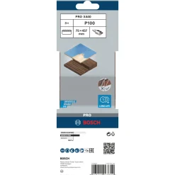 Bosch 75X457MM SLIBEBÅND 100 3 STK