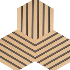 Sale By Venø BY VENØ HEXAGON DEKORATIONSPANEL UBEHANDLET EG 10 X 267 X 308 MM