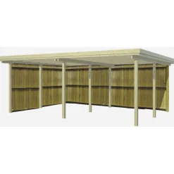Clearance BYG-SELV LYNGE 2.0 INKL. BEKLÆDNING CARPORT 29 M2
