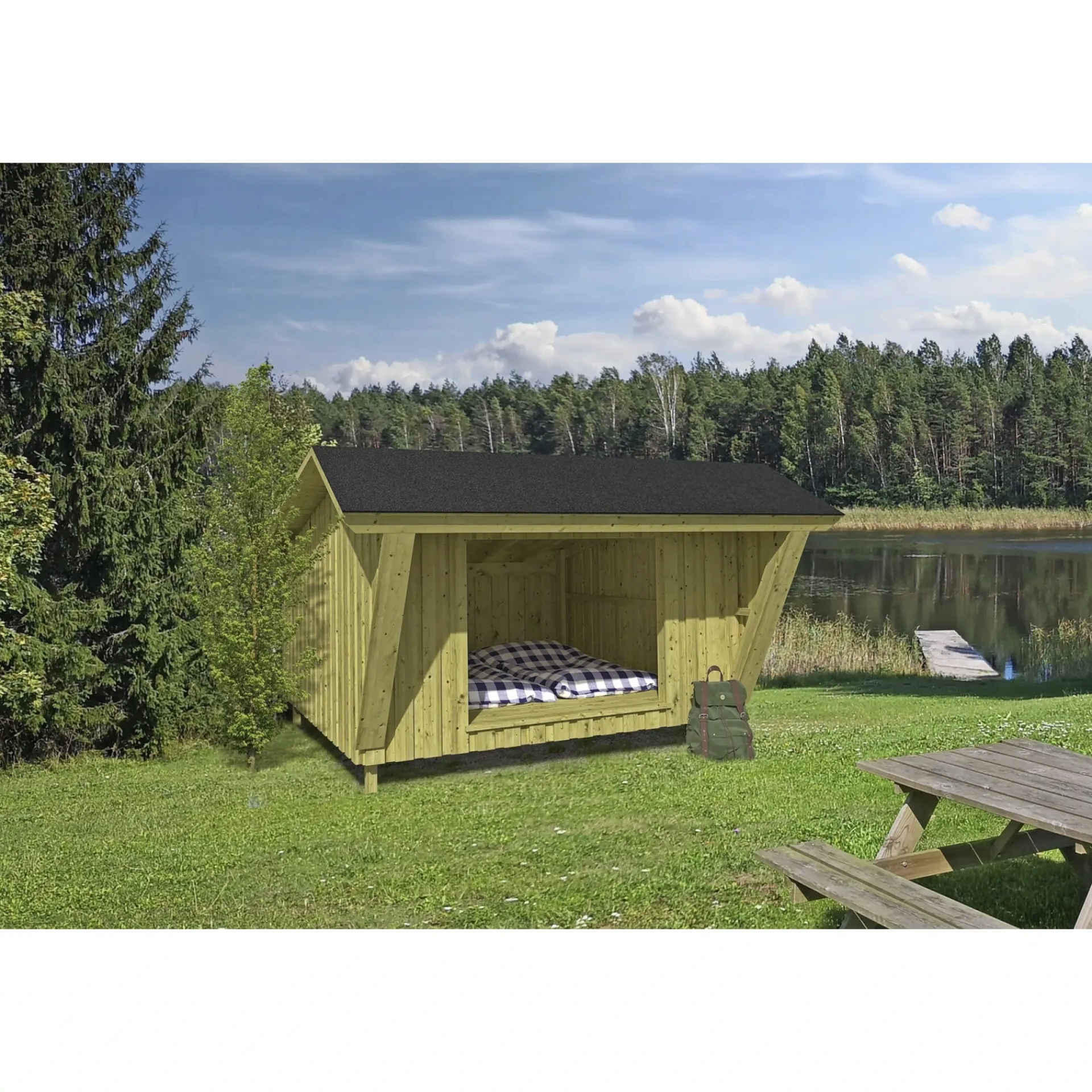 Outlet BYG-SELV SKOVBLIK SHELTER 10 M²