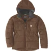 Hot Carhartt MONTANA LOOSE FIT INSULATED JACKET VINTERJAKKE L RED DUCK