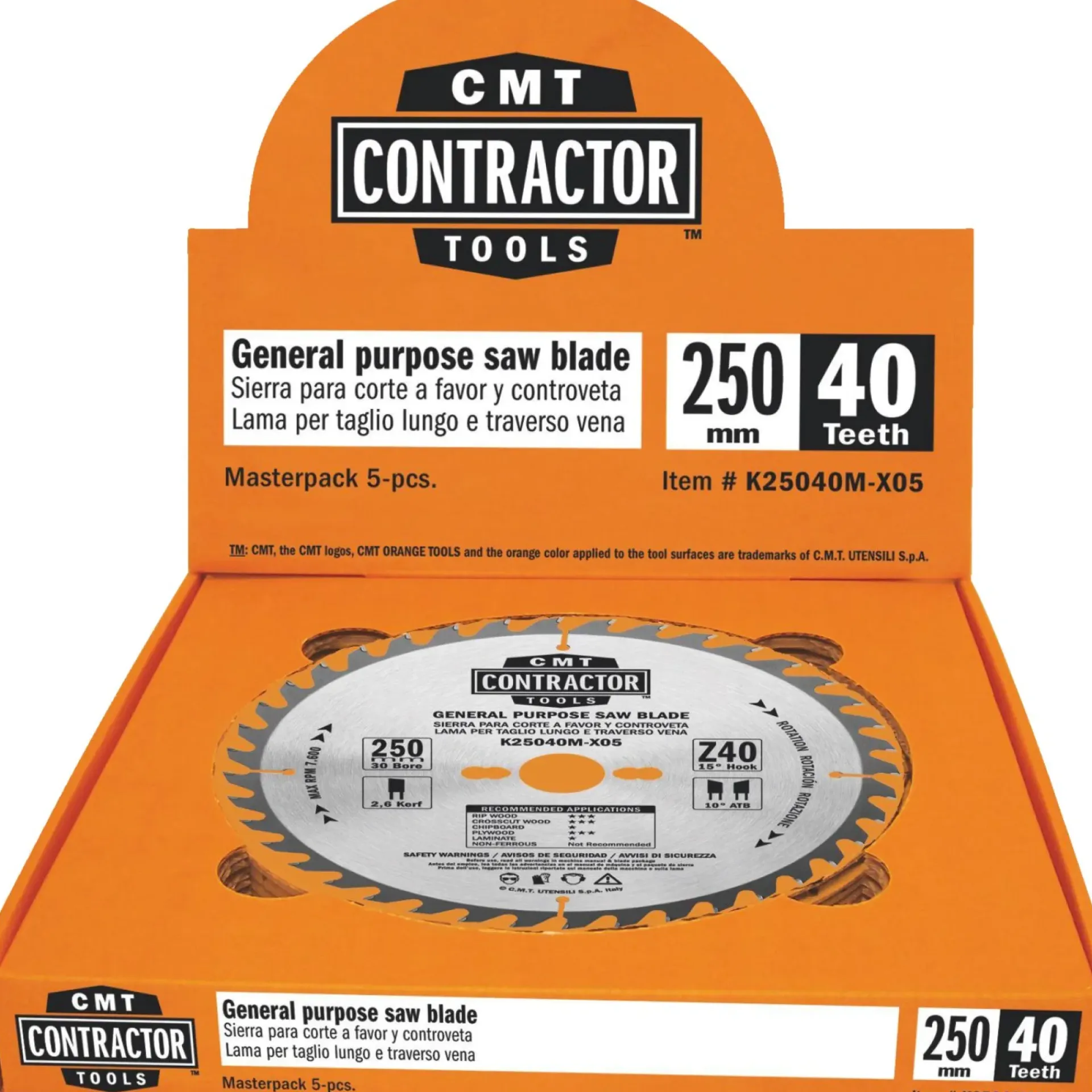 Sale CMT CONTRACTOR Z40 SAVKLINGESÆT 250X30 MM