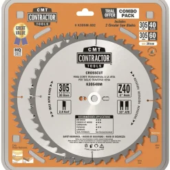 New CMT Z40-60 W C RUNDSAVKLINGESÆT 305X30 MM