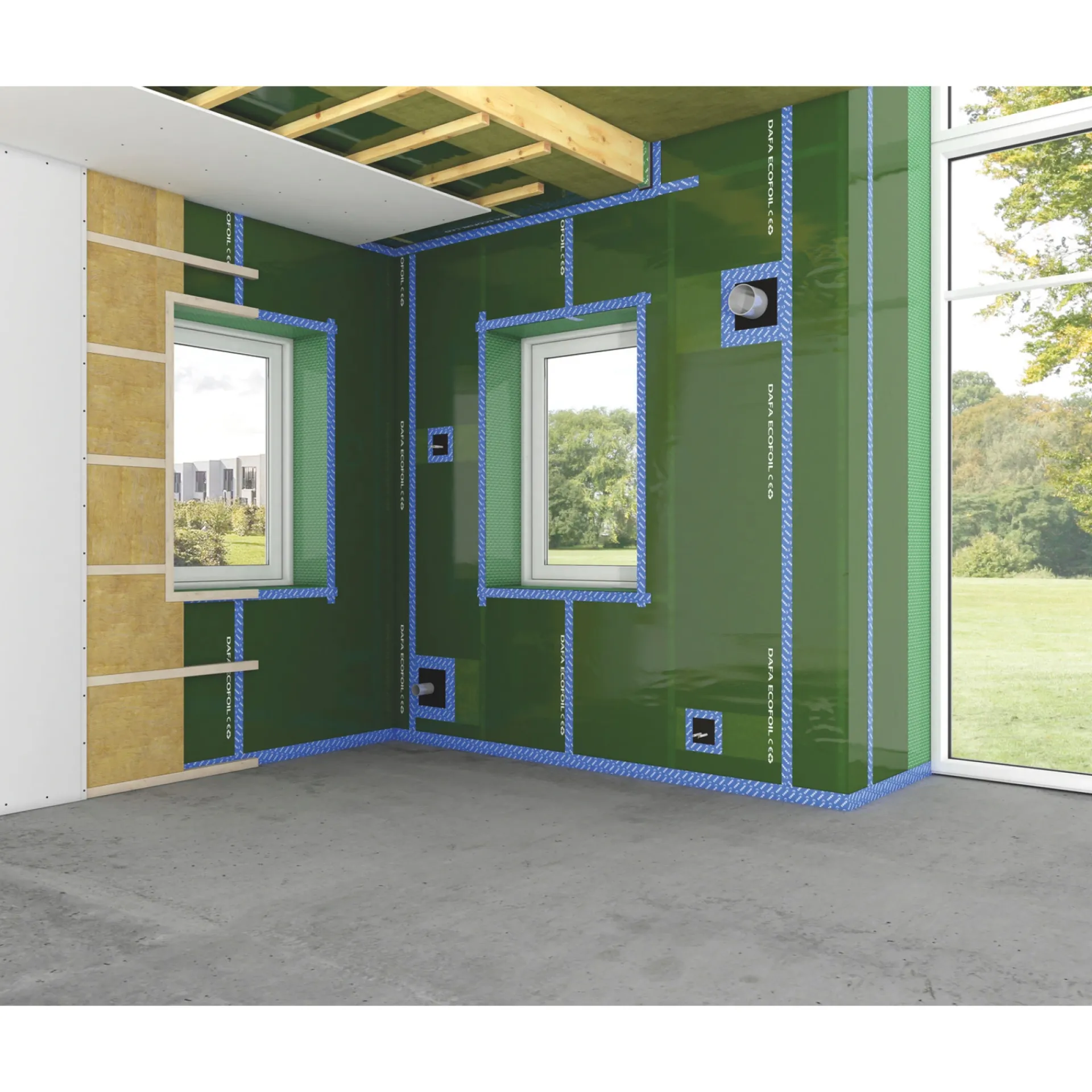 Outlet DAFA AIRSTOP SYSTEM ECOFOIL DAMPSPÆRRE 2 X 50 M