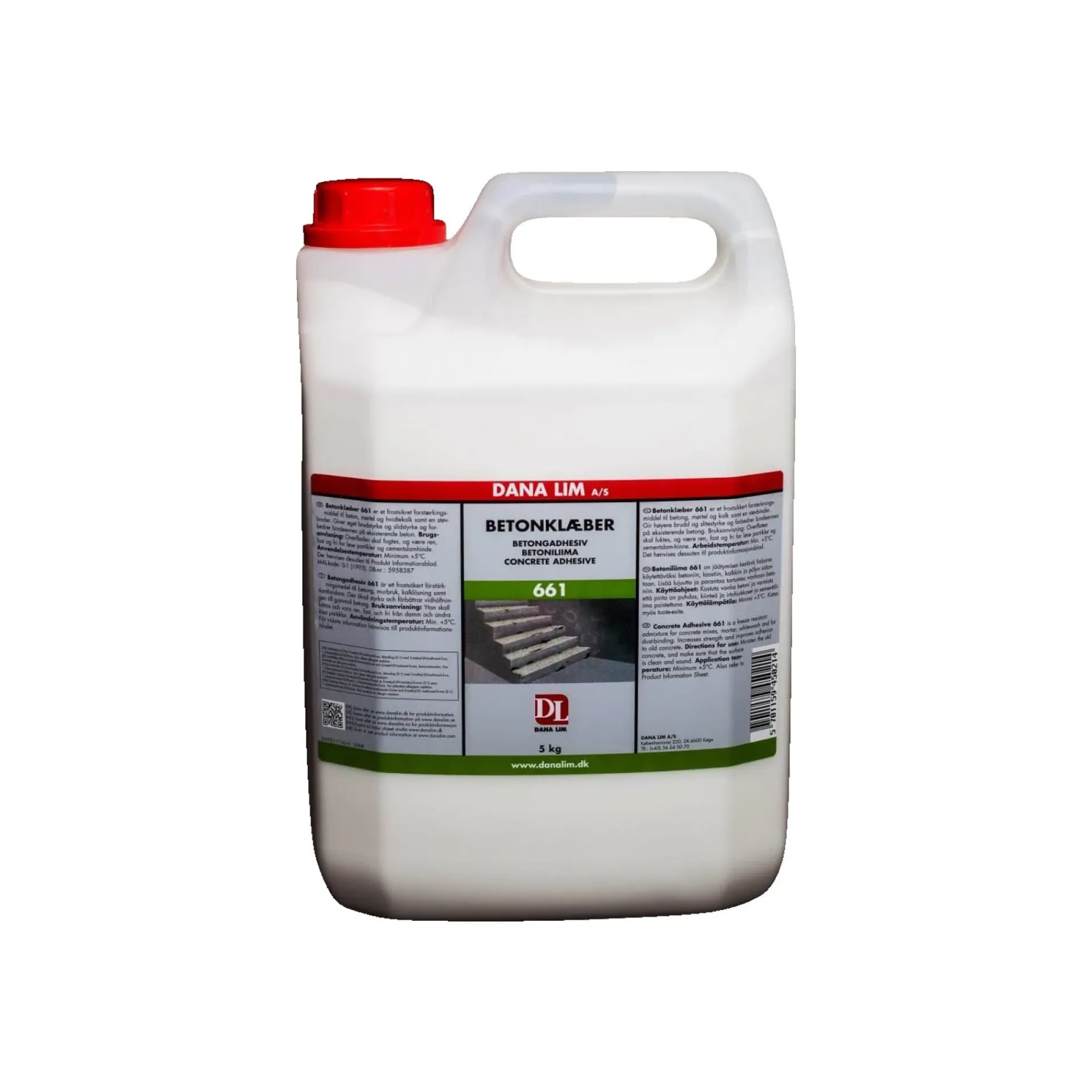 Outlet Dana Lim 661 BETONKLÆBER HVID 5 KG