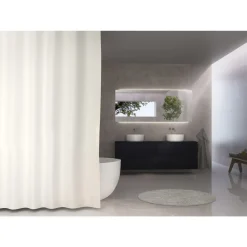 New Debel UNI BADEFORHÆNG HVID 180 X 200